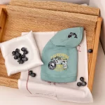 PalettePet | Pet Fall/Winter Apparel - Trendy Bull Terrier Embroidered Patch Sleeveless Zip Hoodie
