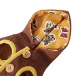 Bring nostalgic fun to your pet’s wardrobe with the Tom & Jerry Fleece Pet Coat. Featuring a cozy fleece exterior in warm brown and yellow tones, this jacket is perfect for keeping your furry friend warm on chilly days. The standout feature is the playful Tom & Jerry-themed lining, adding a pop of charm to the inside. The button-up design ensures easy wear, while the hood offers extra protection from the cold. Ideal for winter adventures, festive gatherings, or relaxed indoor lounging, this coat combines comfort, functionality, and cartoon-inspired flair.